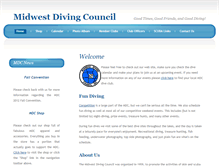 Tablet Screenshot of midwestdivingcouncil.org